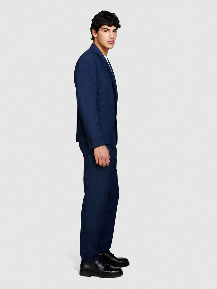 Single-breasted blazer - men's blazers - Dark Blue | Sisley image number 2